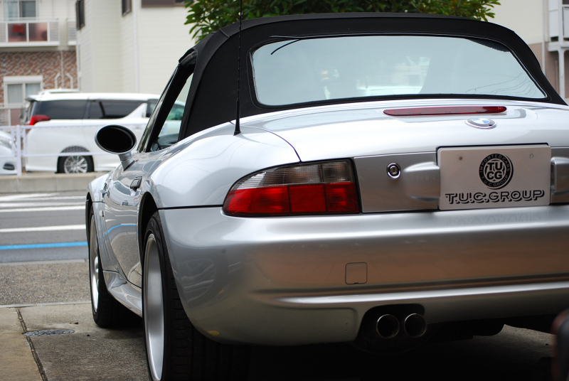 BMW Mシリーズ Z3 Mﾛｰﾄﾞｽﾀｰ　正規ﾃﾞｨｰﾗｰ車 左ﾊﾝﾄﾞﾙ 5速MT 黒ﾅｯﾊﾟ革ｽﾎﾟｰﾂｼｰﾄ 黒幌 専用装備 専用17ｲﾝﾁAW 社外CD/Bluetoothｵｰﾃﾞｨｵ ETC ｷｰﾚｽ