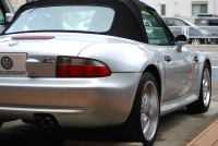 BMW Mシリーズ Z3 Mﾛｰﾄﾞｽﾀｰ　正規ﾃﾞｨｰﾗｰ車 左ﾊﾝﾄﾞﾙ 5速MT 黒ﾅｯﾊﾟ革ｽﾎﾟｰﾂｼｰﾄ 黒幌 専用装備 専用17ｲﾝﾁAW 社外CD/Bluetoothｵｰﾃﾞｨｵ ETC ｷｰﾚｽ