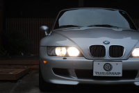 BMW Mシリーズ Z3 Mﾛｰﾄﾞｽﾀｰ　正規ﾃﾞｨｰﾗｰ車 左ﾊﾝﾄﾞﾙ 5速MT 黒ﾅｯﾊﾟ革ｽﾎﾟｰﾂｼｰﾄ 黒幌 専用装備 専用17ｲﾝﾁAW 社外CD/Bluetoothｵｰﾃﾞｨｵ ETC ｷｰﾚｽ
