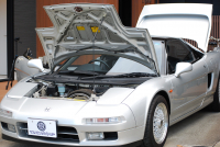 ホンダ NSX NA1 水冷V6DOHC VTECｴﾝｼﾞﾝ 4速AT ｱﾙﾐﾎﾞﾃﾞｨ ﾘﾄﾗｸﾀﾌﾞﾙﾍｯﾄﾞﾗｲﾄ 黒革ｼｰﾄ Pｼｰﾄ BBS16/17AW BTｵｰﾃﾞｨｵ