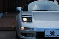 ホンダ NSX NA1 水冷V6DOHC VTECｴﾝｼﾞﾝ 4速AT ｱﾙﾐﾎﾞﾃﾞｨ ﾘﾄﾗｸﾀﾌﾞﾙﾍｯﾄﾞﾗｲﾄ 黒革ｼｰﾄ Pｼｰﾄ BBS16/17AW BTｵｰﾃﾞｨｵ