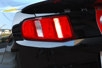 フォード マスタング ｼｪﾙﾋﾞｰGT500　ﾄﾚﾒｯｸ6速MT 2011年ﾓﾃﾞﾙ 黒×赤革専用ｽﾎﾟｰﾂｼｰﾄ ｾﾝﾀｰｽﾄﾗｲﾌﾟ ﾄﾗﾝｸｽﾎﾟｲﾗｰ 車高調 ﾅﾋﾞTV Bｶﾒﾗ WORK20AW bremboﾌﾞﾚｰｷ ｷｾﾉﾝ